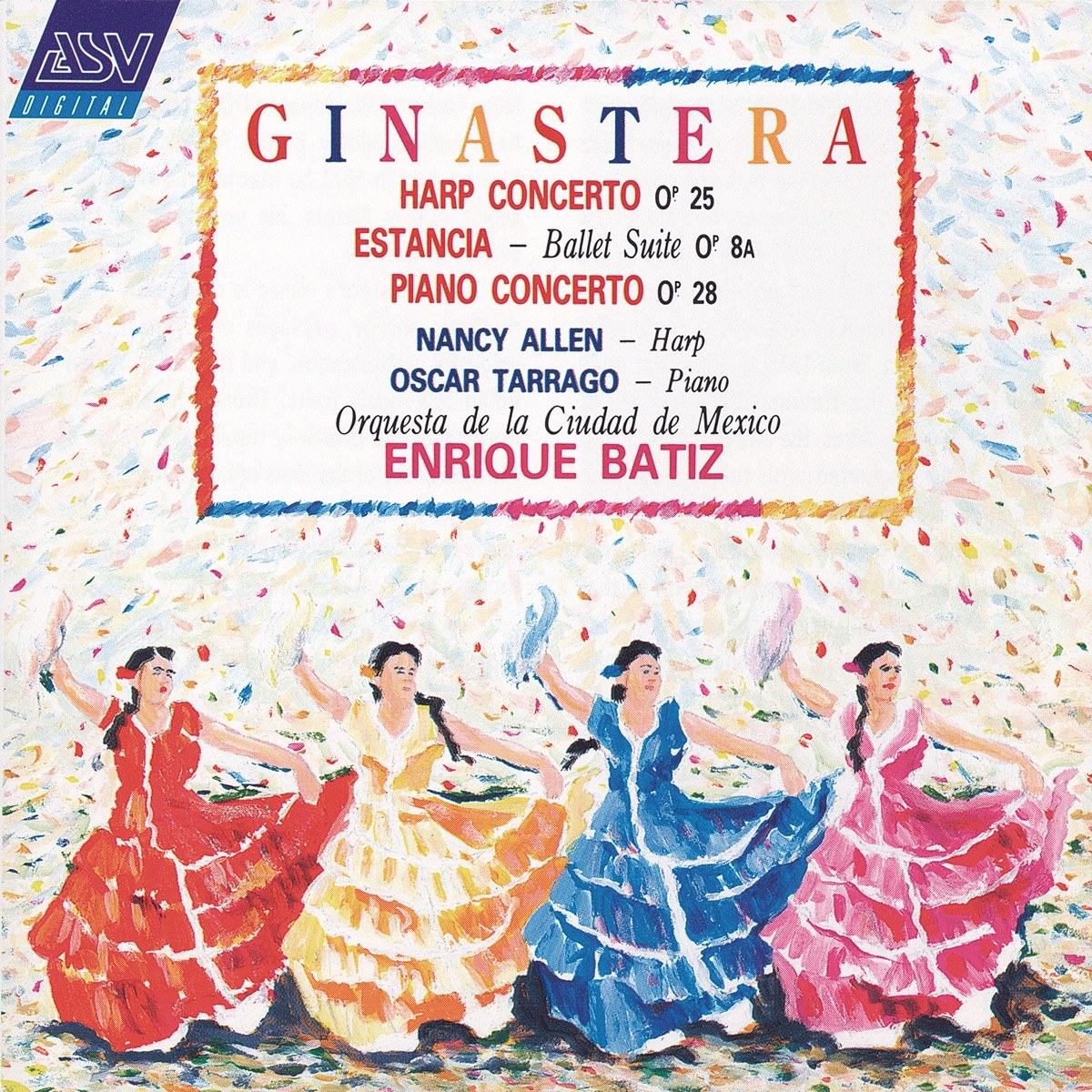 Portada de Ginastera: Harp Concerto / Estancia Suite / Piano Concerto