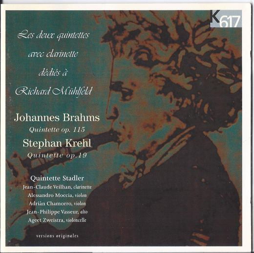 Portada de Brahms, Krehl - Clarinet Quintets