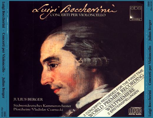 Portada de Concerti per violoncello