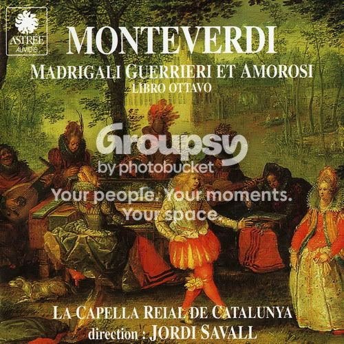 Portada de Madrigali guerrieri et amorosi libro ottavo