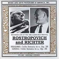 Portada de Brahms: Cello Sonata in E, op. 38 / Grieg: Cello Sonata in A, op. 36