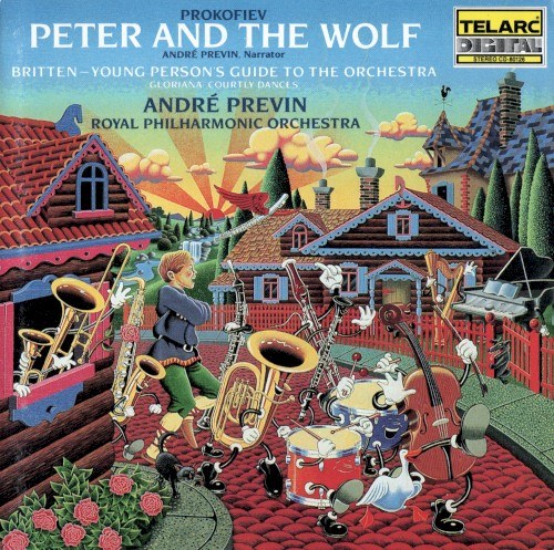 Portada de Prokofiev Peter and the Wolf / Britten: Young Person's Guide to the Orchestra / Gloriana Courtly Dances